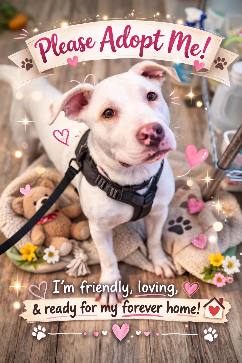 Bark Twain, Adoptable, Young Male American Bulldog & Labrador Retriever.