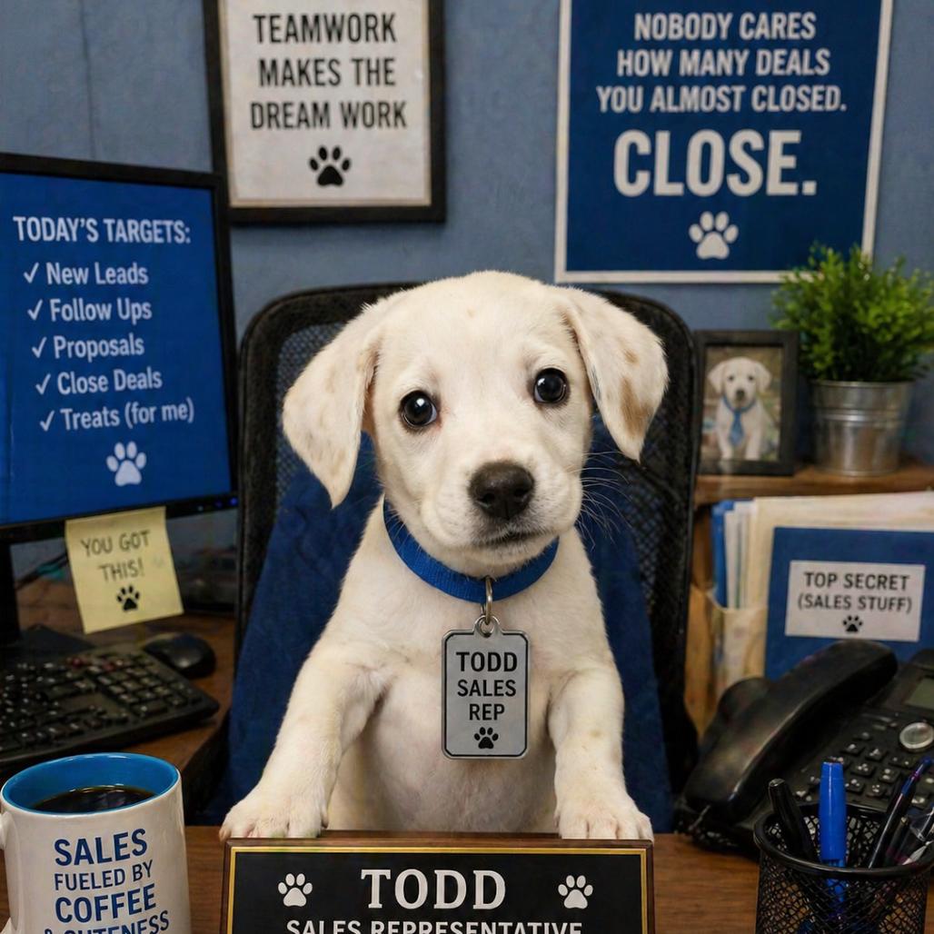 Todd from Sales, Adoptable, Puppy Male Mixed Breed.