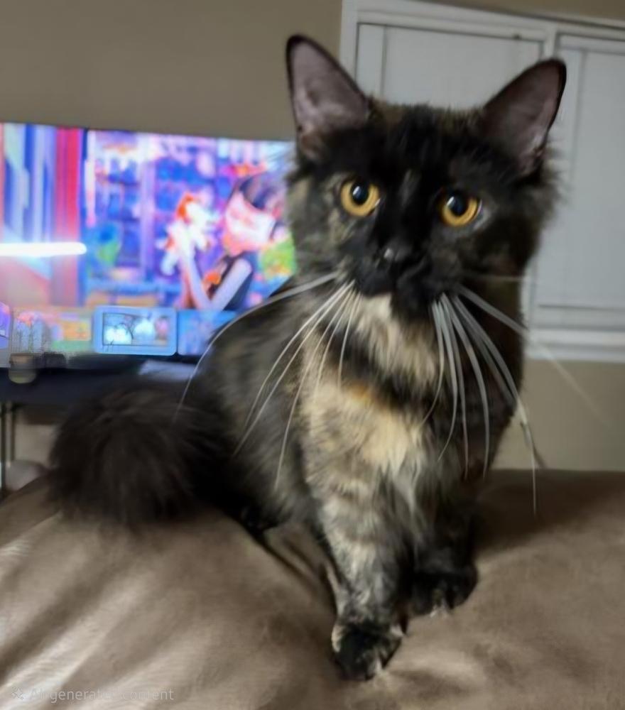 Bear, Adoptable, Kitten Female Domestic Medium Hair.