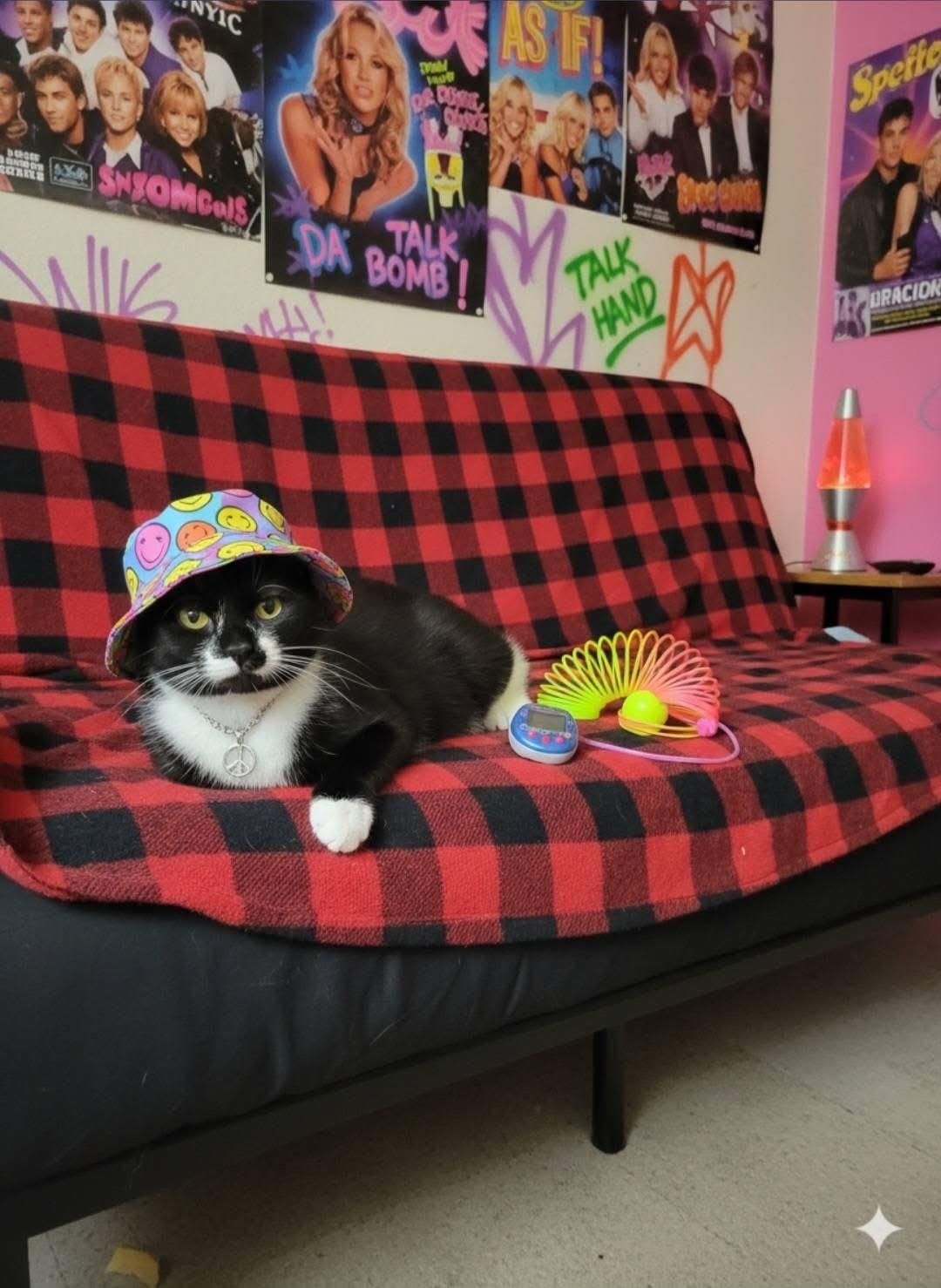 Shamrock, adopted, Young Male Domestic Short Hair.