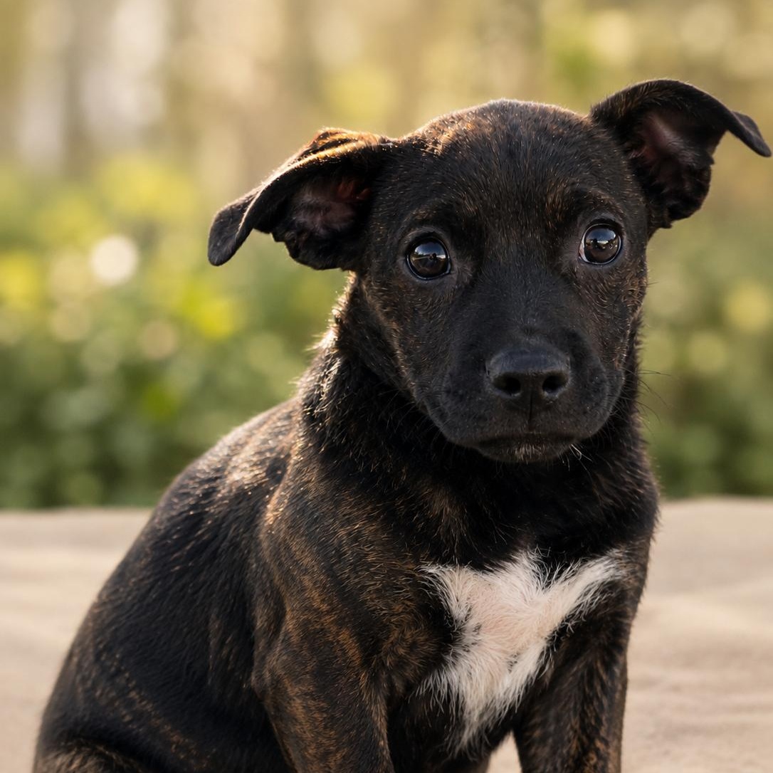 Sera, ADOPTABLE, Puppy Female Hound & Labrador Retriever.