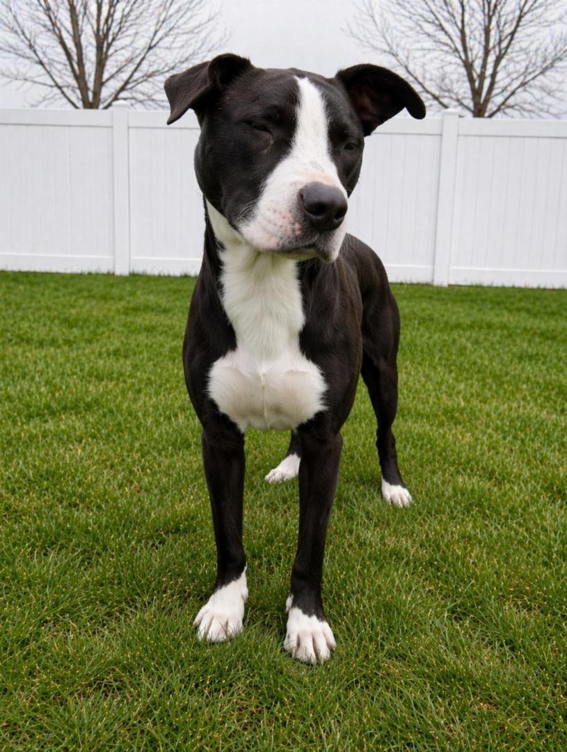 Wink, ADOPTABLE, Puppy Male Boxer & Labrador Retriever.