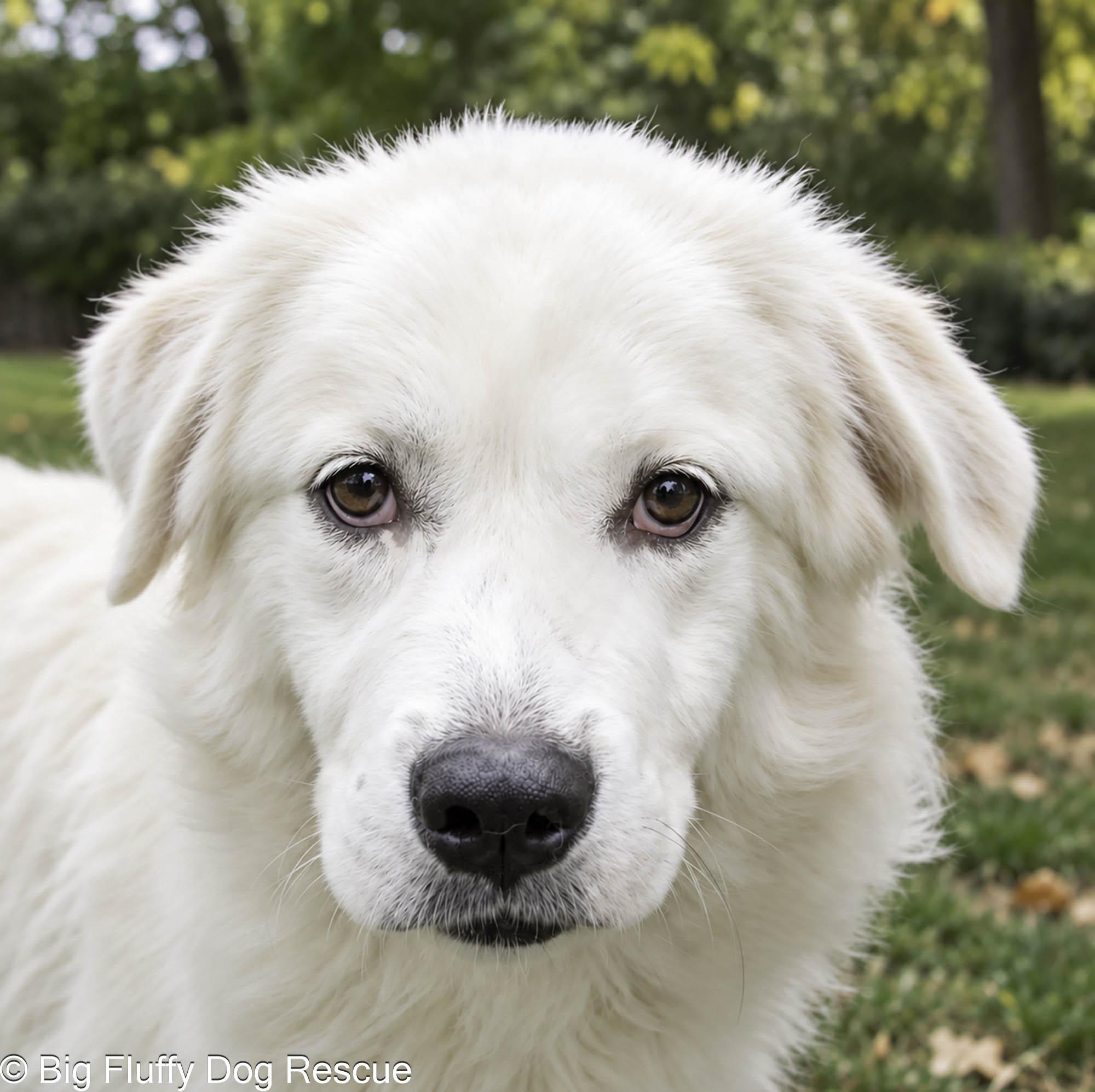 Nisha, Adopted, Young Female Great Pyrenees.