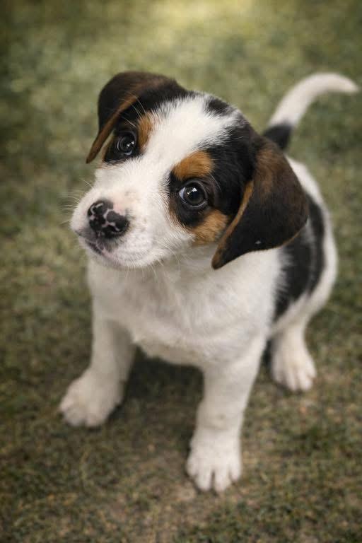 Thumper, ADOPTABLE, Puppy Male Beagle & Australian Cattle Dog / Blue Heeler.