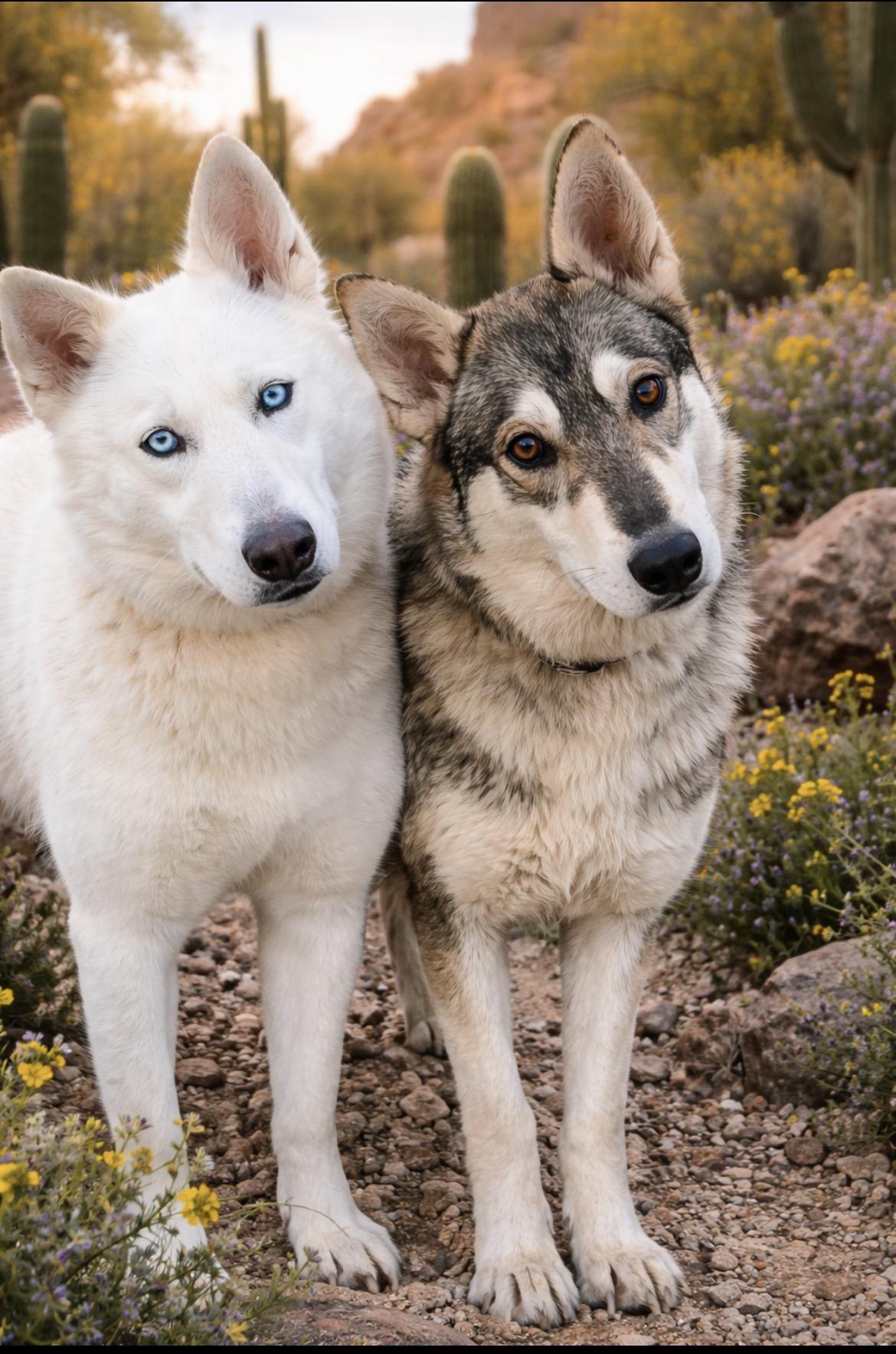 Luna & Nala, an adopted mixed breed in Scottsdale, AZ image 2/4