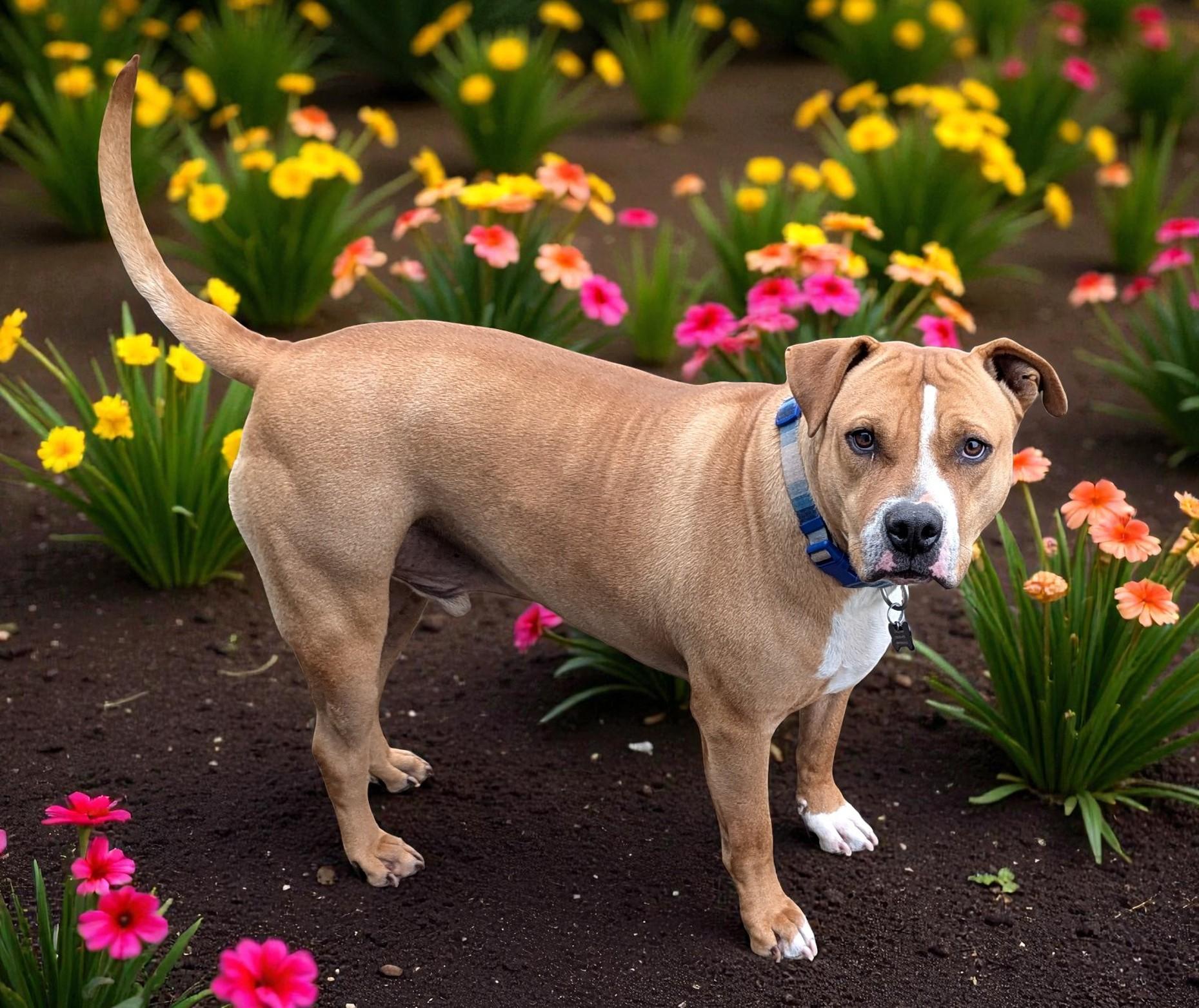 Brody , ADOPTABLE, Adult Male Pit Bull Terrier.