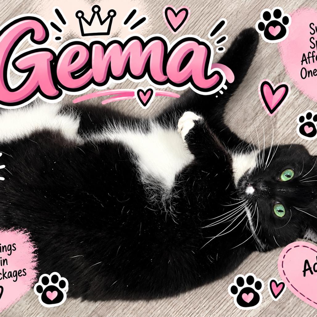 Gema, Adoptable, Adult Female Domestic Short Hair.