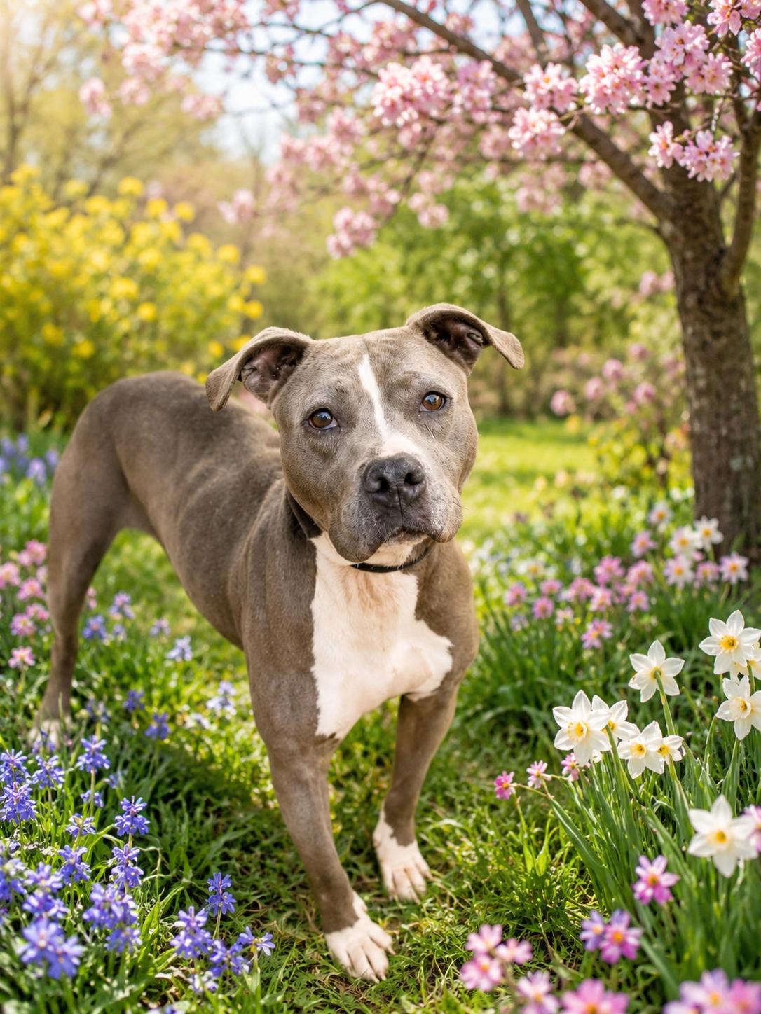 MALAYA, ADOPTABLE, Adult Female American Staffordshire Terrier.