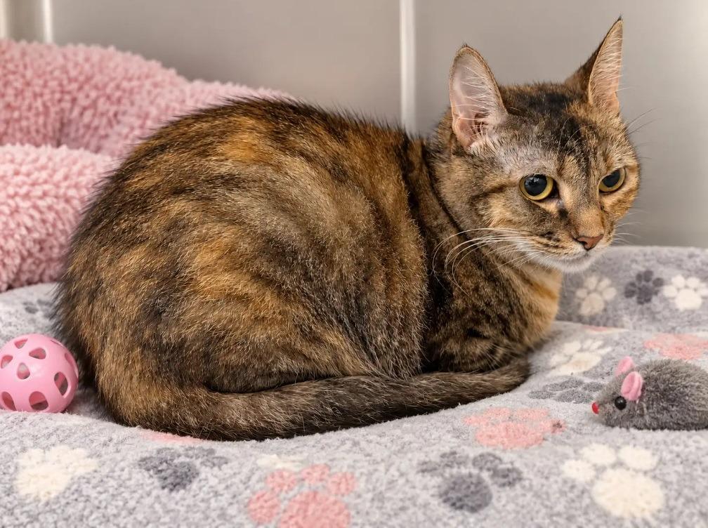 Danika, Adoptable, Adult Female Calico.