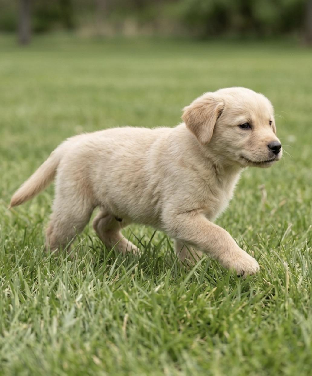 Scout, adopted, Puppy Male Golden Retriever.