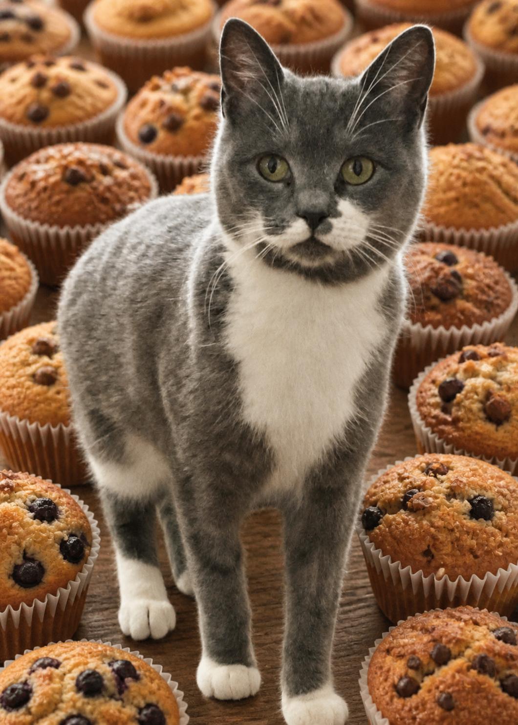 Enlarge Muffins, a ADOPTABLE Domestic Short Hair in Gilroy, CA image 1/4