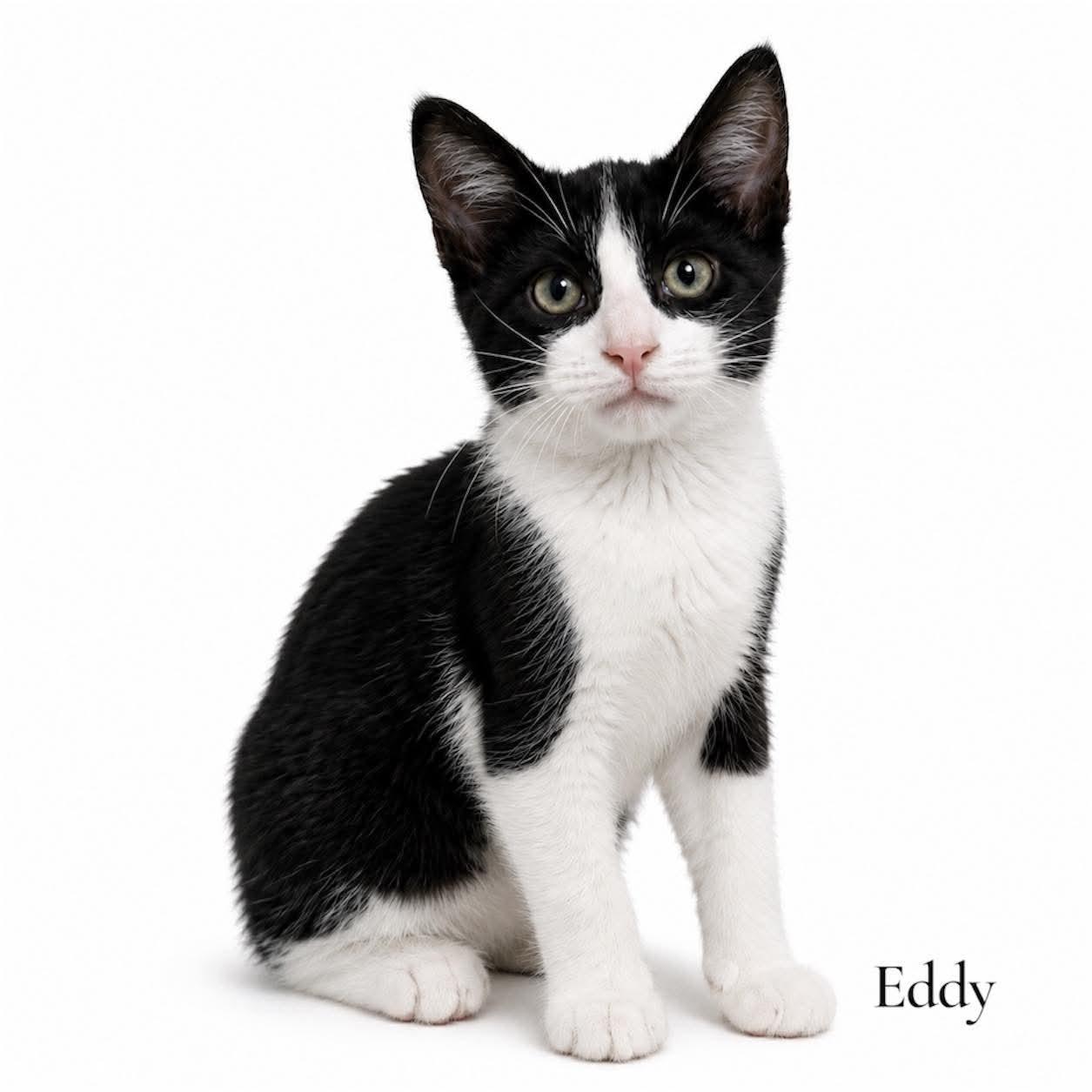 Eddy, Adoptable, Kitten Male Domestic Short Hair.