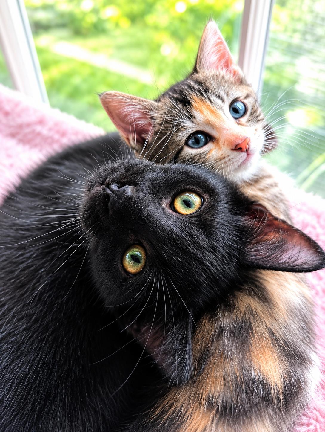 Enlarge Penelope - Bonded with Colin, an adopted Calico in Charlotte, NC image 3/5