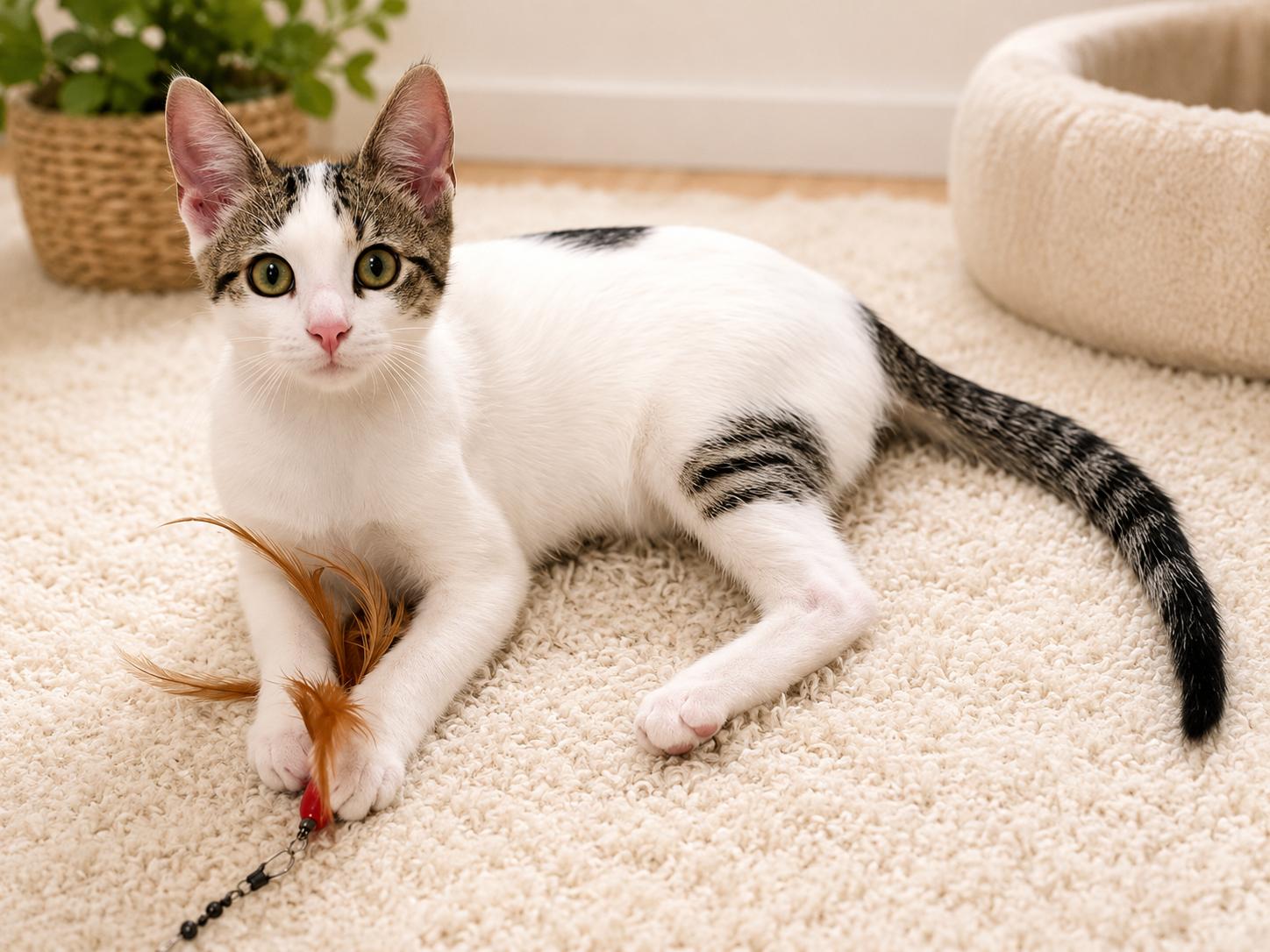 Coco, Adoptable, Kitten Male Siamese & Domestic Short Hair.