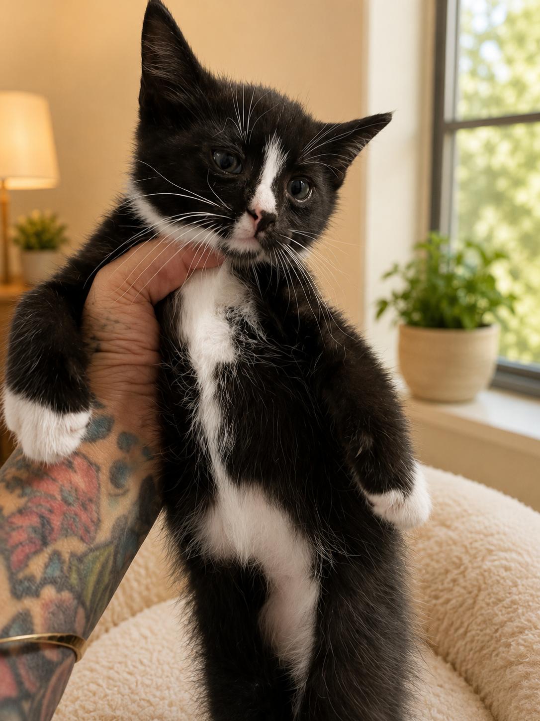Enlarge Cornelius, a ADOPTABLE Tuxedo in Santa Cruz, CA image 4/4