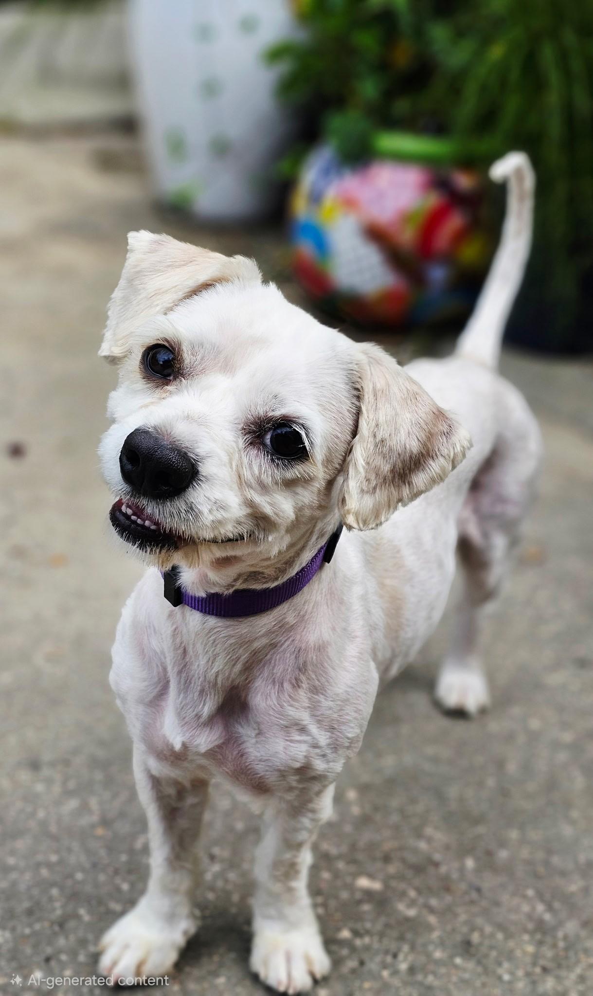 Benny at Jefferson Feed, Adopted, Adult Male Shih Tzu & Dachshund.