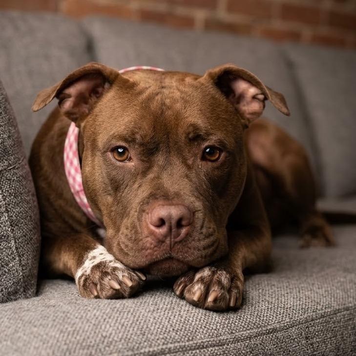 Ruby, Adoptable, Young Female American Staffordshire Terrier.