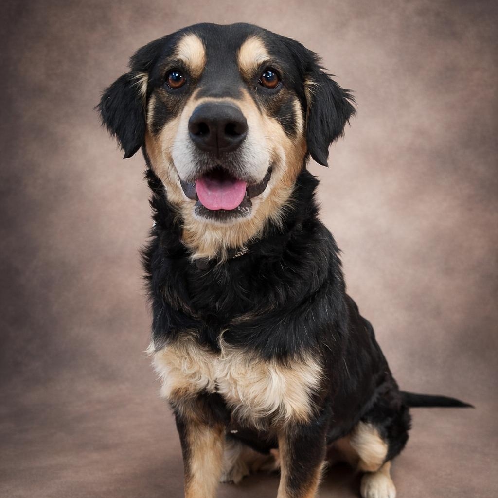 Teddy, adopted, Senior Male Shepherd.