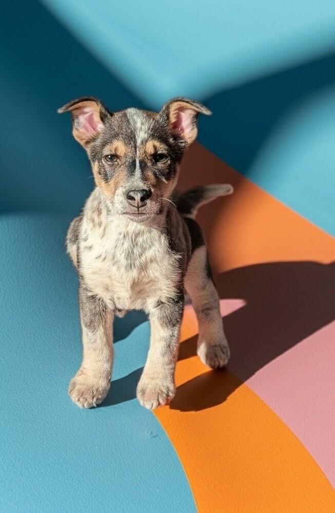 Miso, Adoptable, Puppy Male Australian Cattle Dog / Blue Heeler & Australian Shepherd.