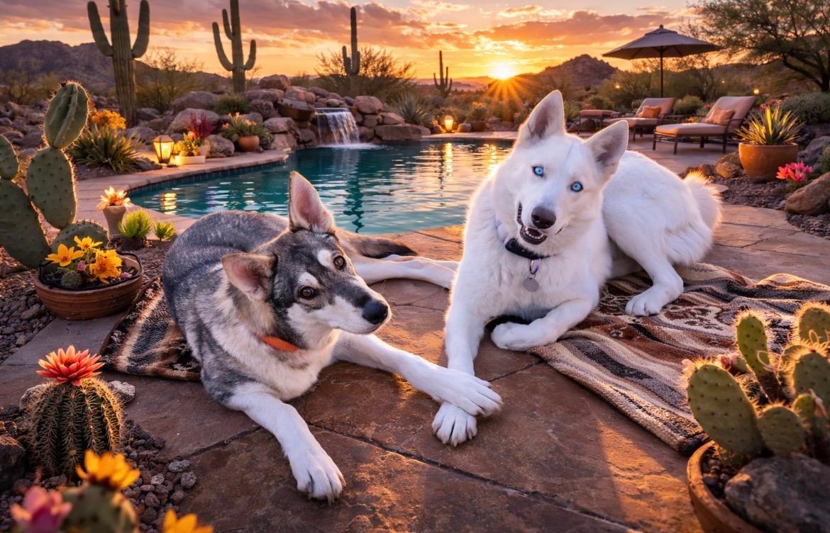 Luna &  Nala, adopted, Young Female Shepherd & Husky.