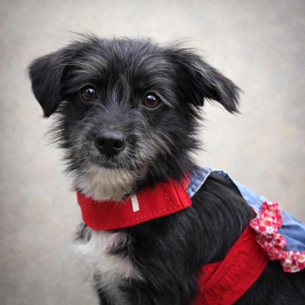 Stevie Nicks , adopted, Young Female Schnauzer.