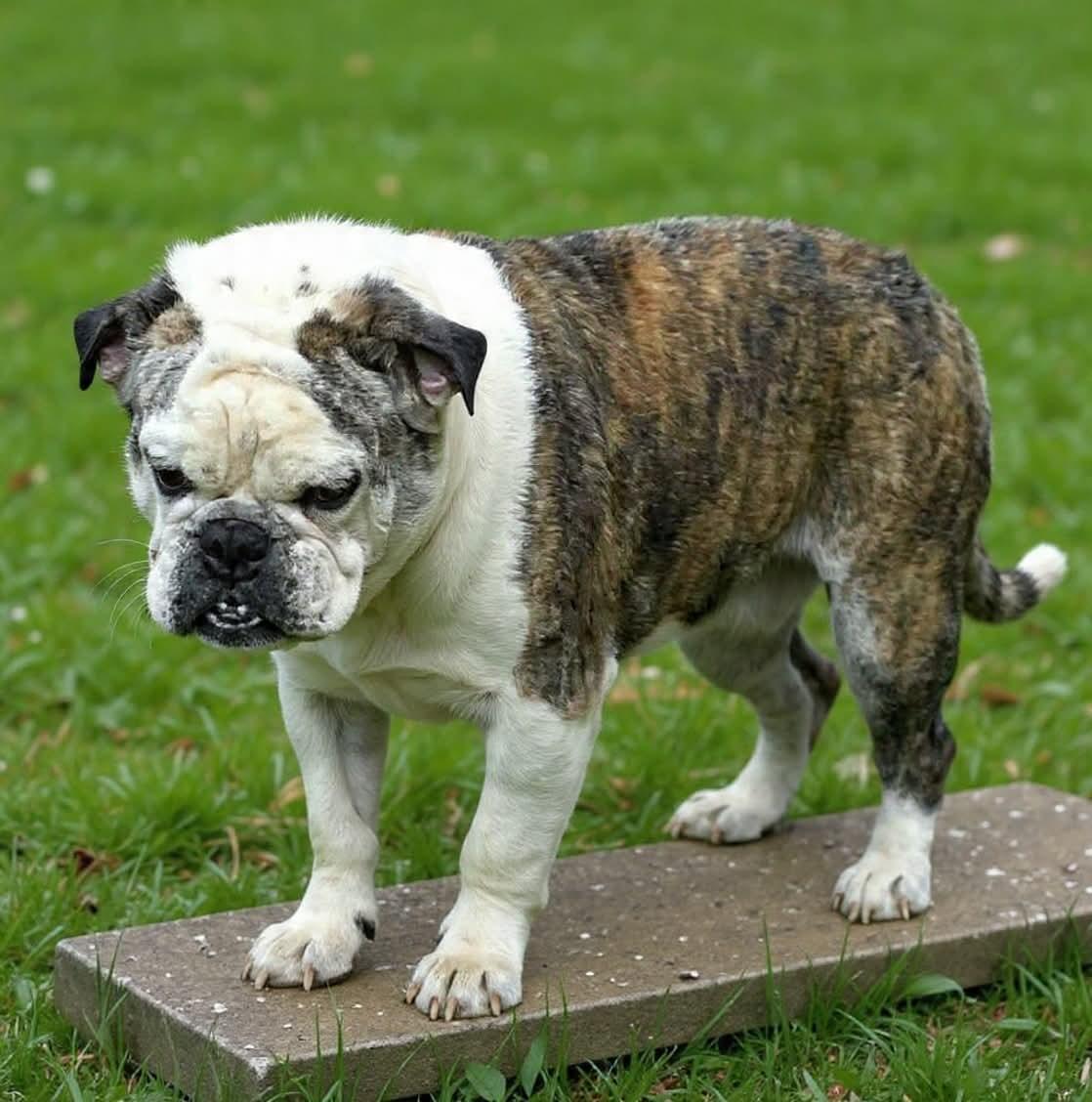 Champus, ADOPTABLE, Adult Male American Bulldog.
