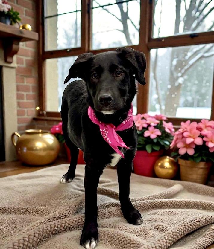 Millie - PUPPY, a ADOPTABLE Black Labrador Retriever in Perry, IA image 3/4