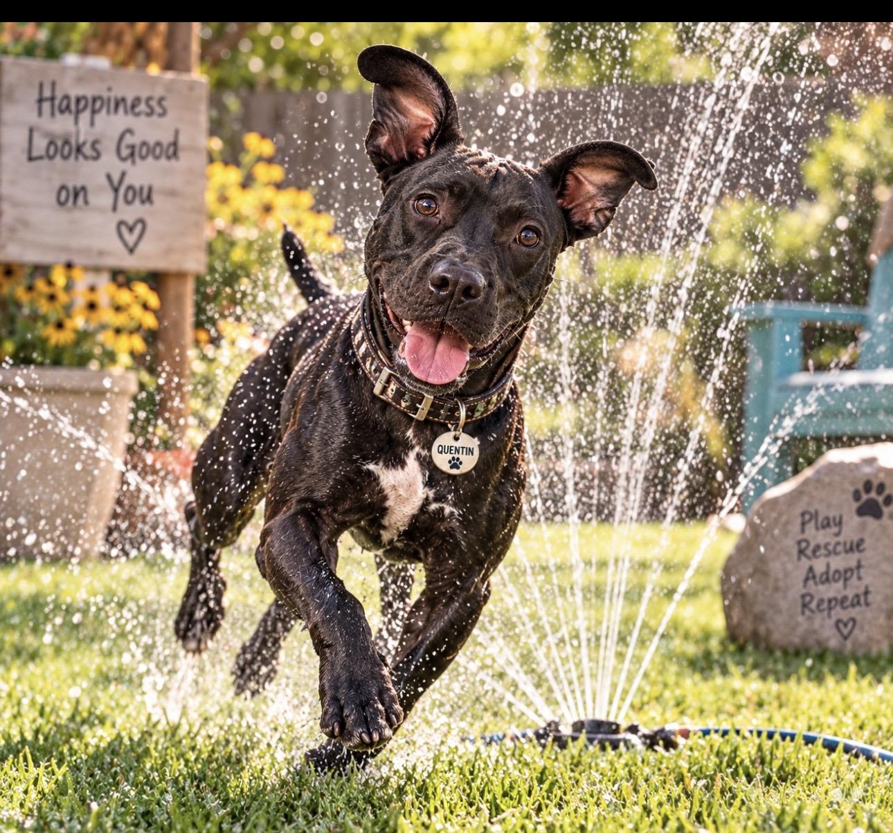 Enlarge Quentin, a Adoptable Pit Bull Terrier in CUMMING, GA image 5/6