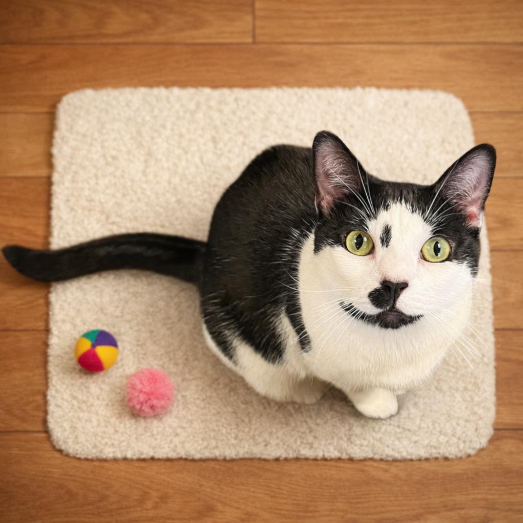 Enlarge Twylite – A Quiet, Deeply Bonded Companion, a Adoptable Tuxedo in Hillsboro, TX image 3/6
