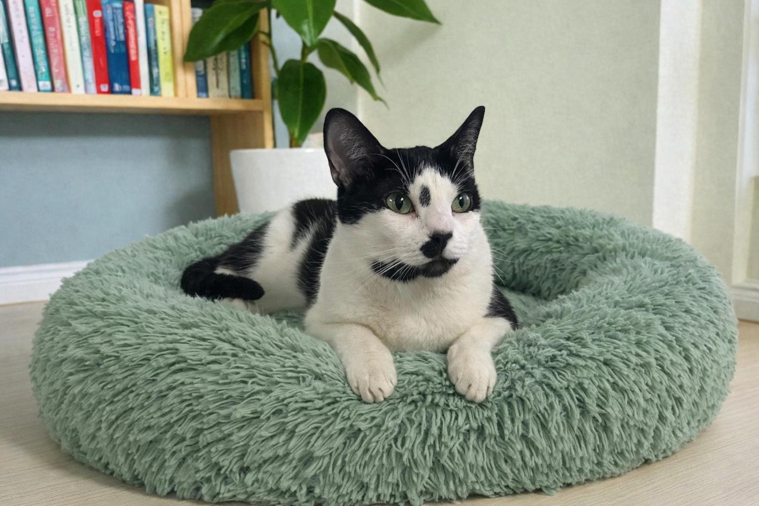 Enlarge Twylite – A Quiet, Deeply Bonded Companion, a Adoptable Tuxedo in Hillsboro, TX image 5/6