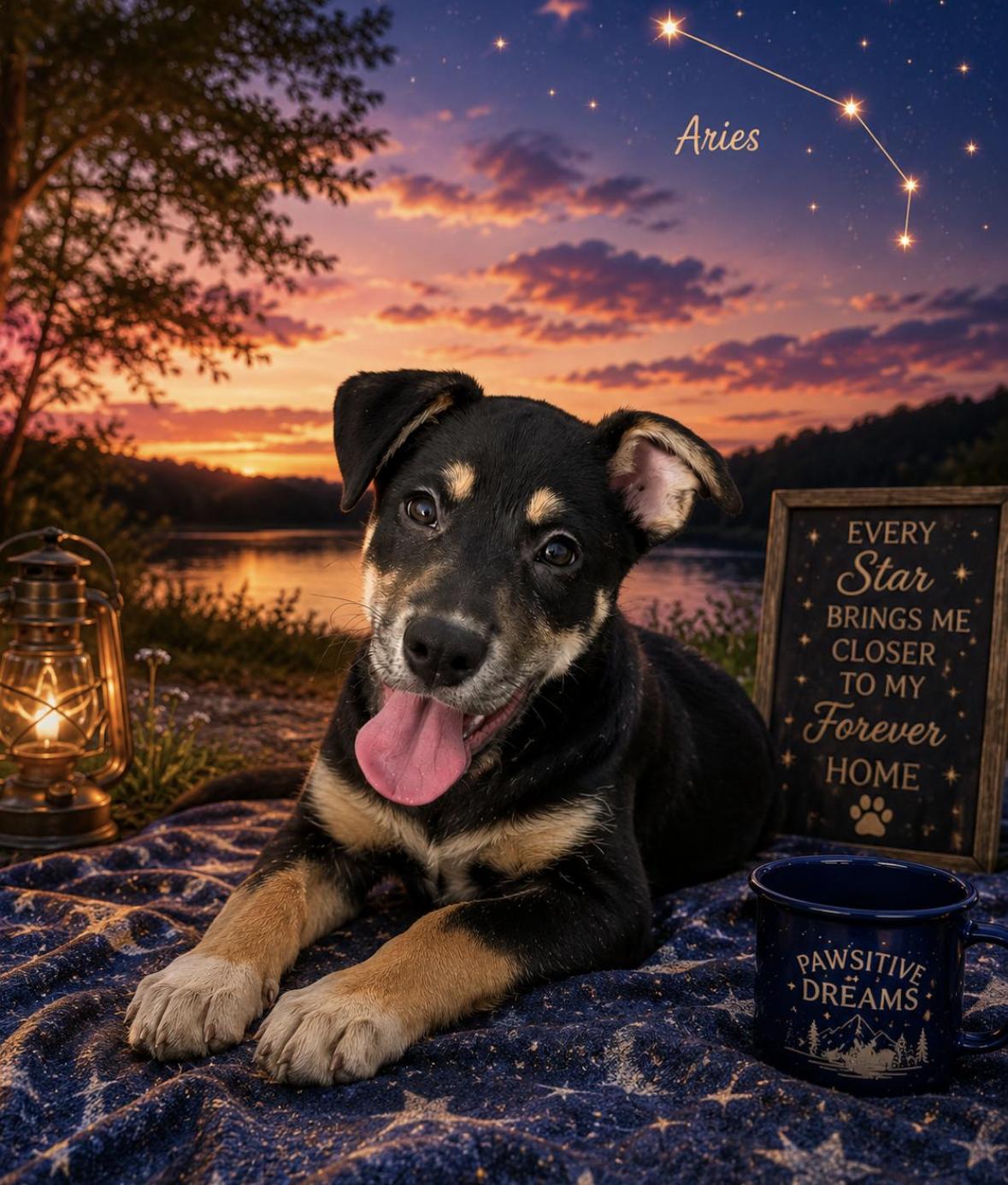 Aries, Adoptable, Puppy Male Mixed Breed.