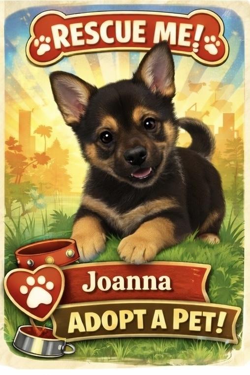 Joanna - 80s Pop Song Litter, Adopted, Puppy Female Mixed Breed & Mixed Breed.