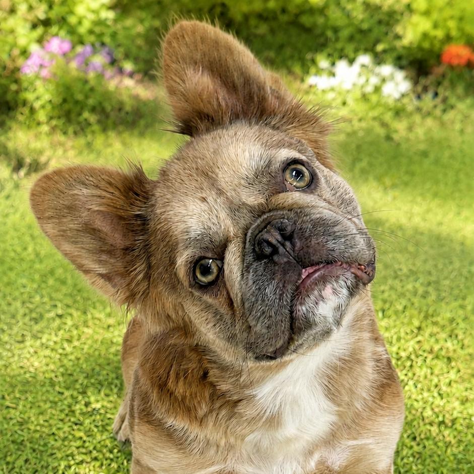 Delilah, adopted, Adult Female French Bulldog.