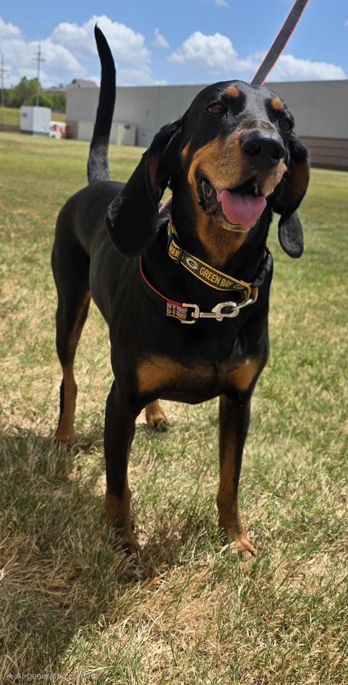 Enlarge Lincoln, a Adoptable Coonhound in Longview, TX image 6/6
