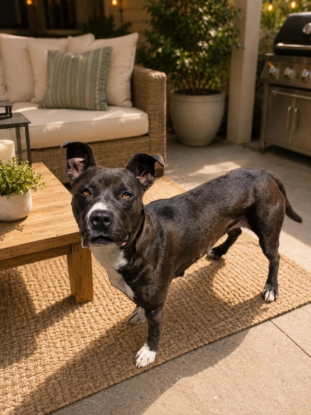 Delilah, ADOPTABLE, Adult Female Pit Bull Terrier.