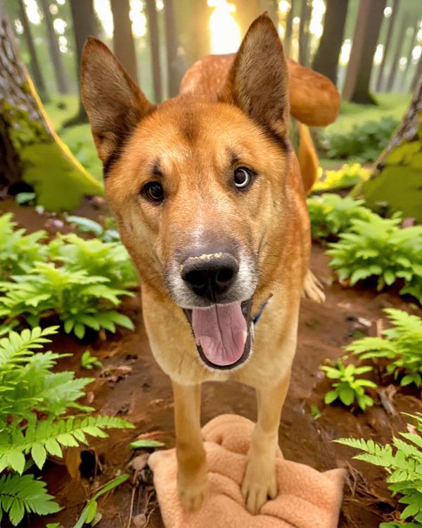 Payaso, Adoptable, Adult Male Siberian Husky & Shepherd.