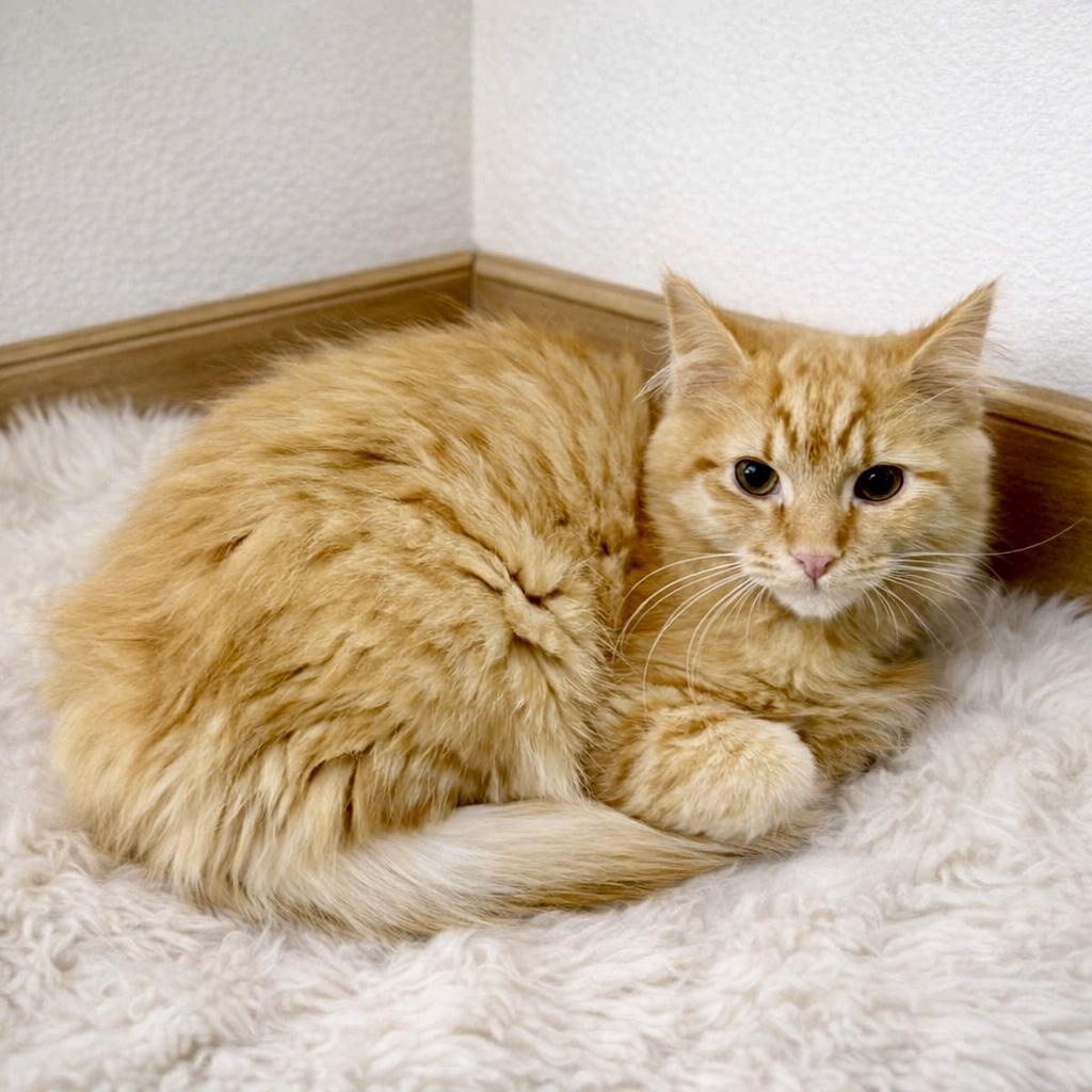 Hairy Potter, adopted, Kitten Male Maine Coon & Tabby.