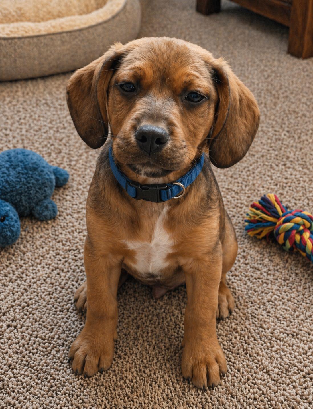 Lumpy (Huffalump), ADOPTABLE, Puppy Male Hound.