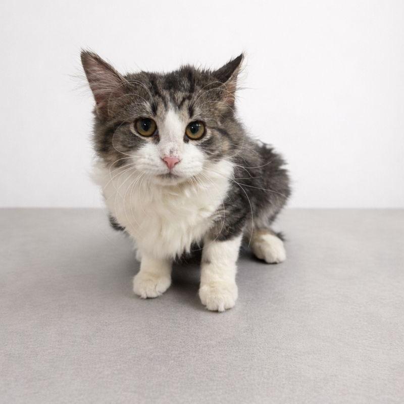 Zoe, Adoptable, Kitten Female Domestic Medium Hair.