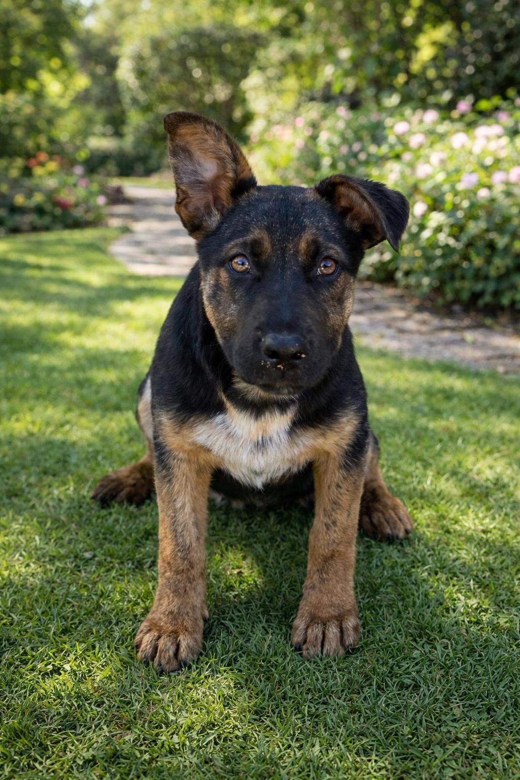 Sable, Adoptable, Puppy Female Shepherd.