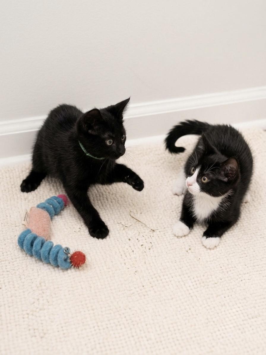 Coco (bonded with her brother Milo), an adopted Domestic Short Hair in Charlotte, NC image 3/6