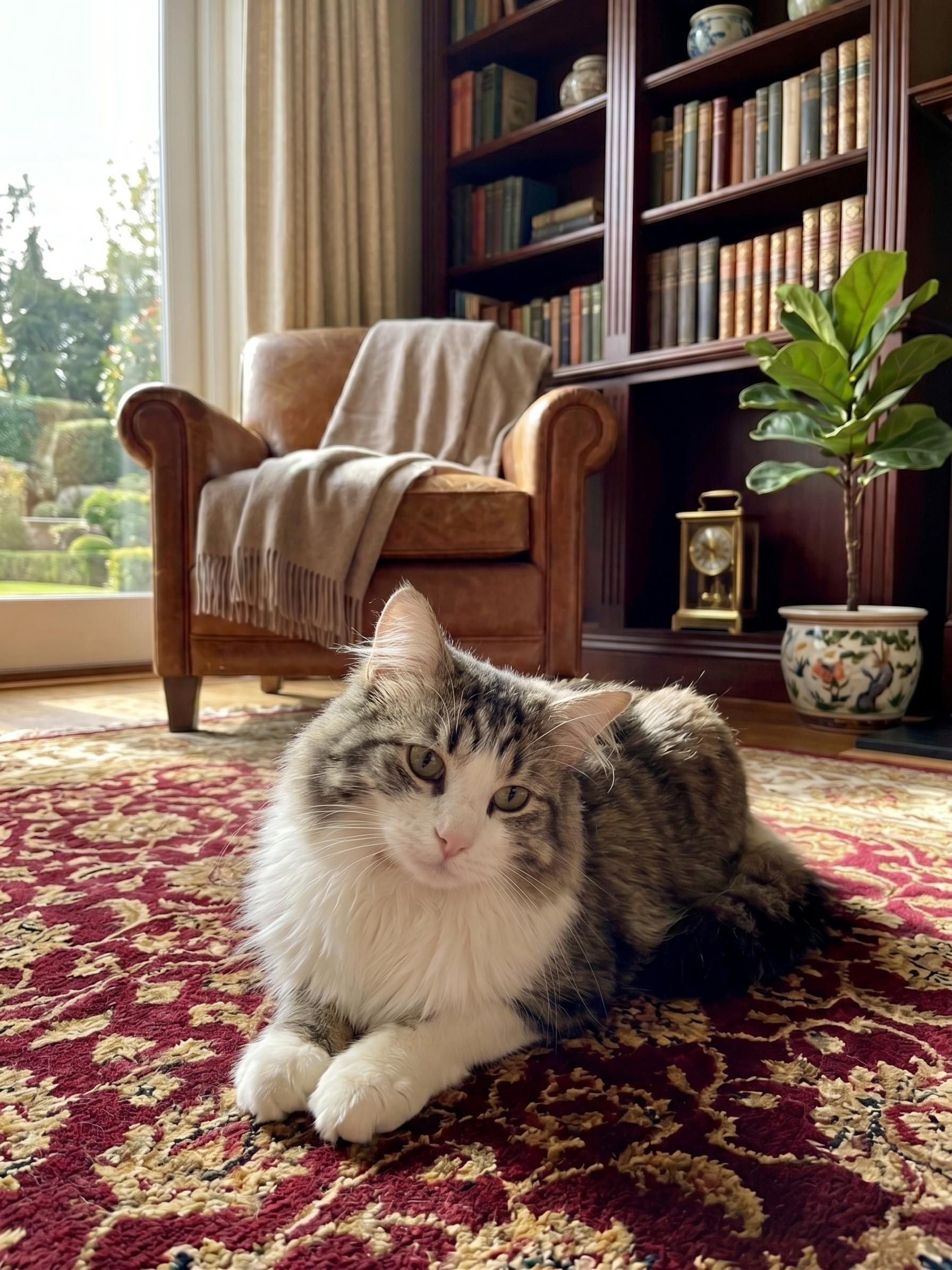 Jingles, adopted, Adult Male Tabby.