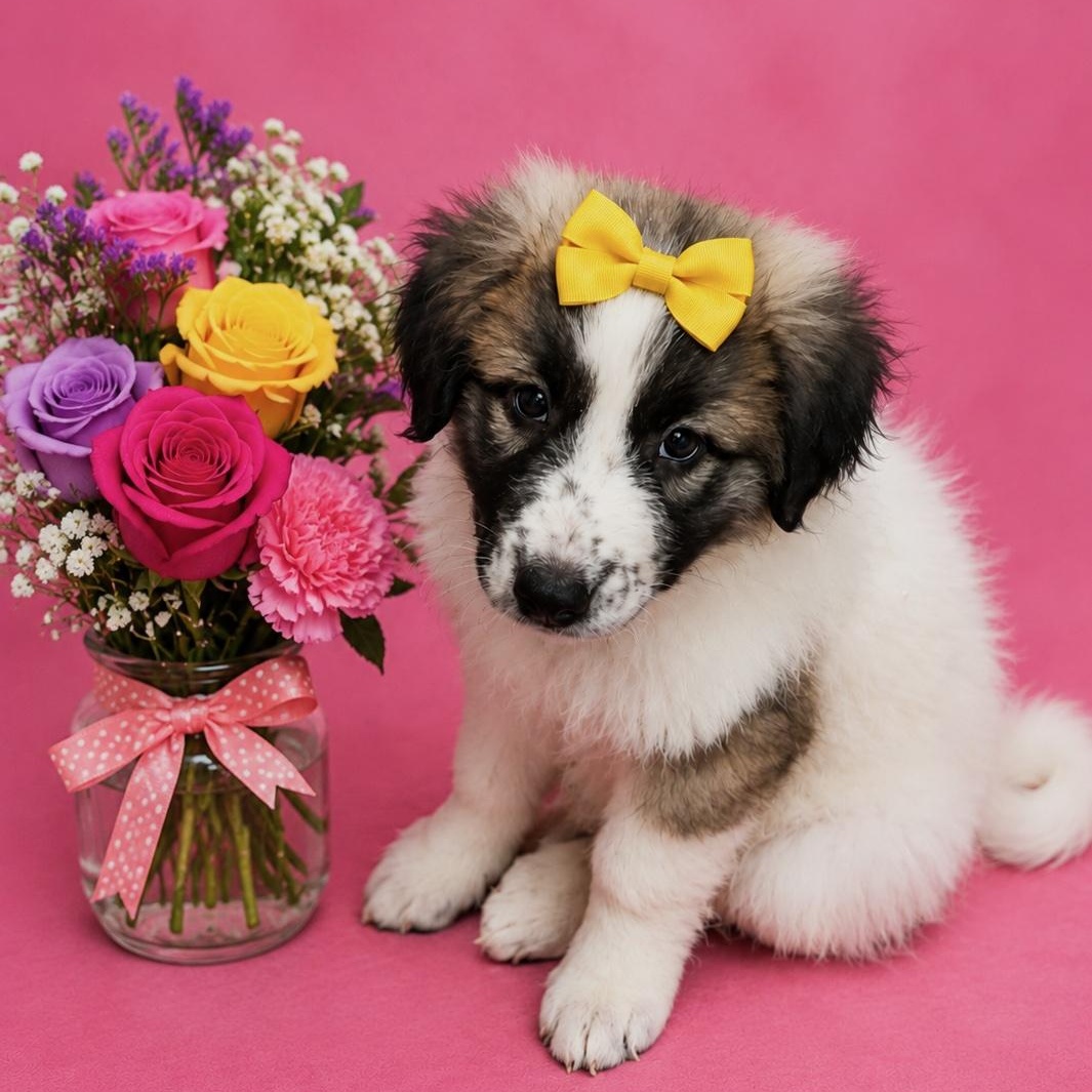 Ali, Adoptable, Puppy Female Great Pyrenees.