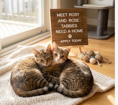 Enlarge Rosie and Rose, a Adopted American Shorthair in Union City, NJ image 5/6