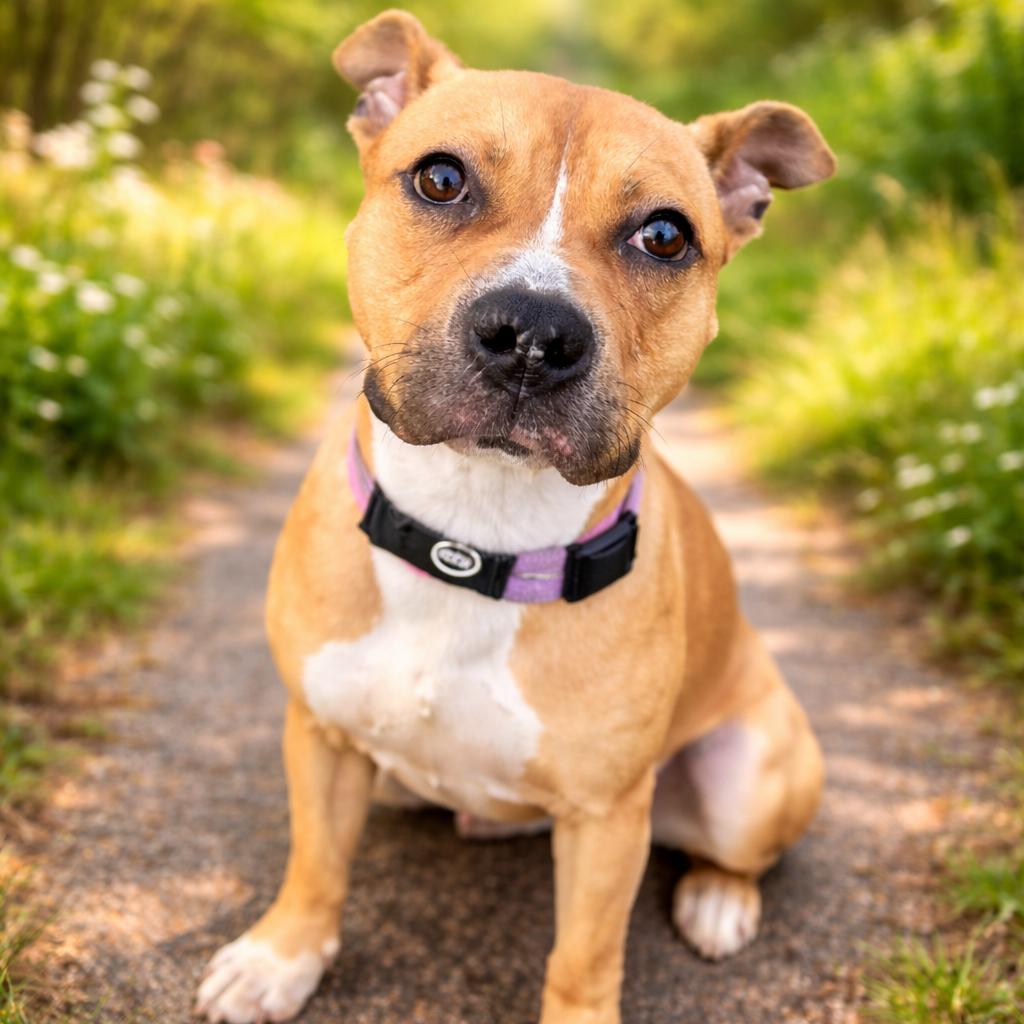 Sweetie, Adoptable, Adult Female Pit Bull Terrier.