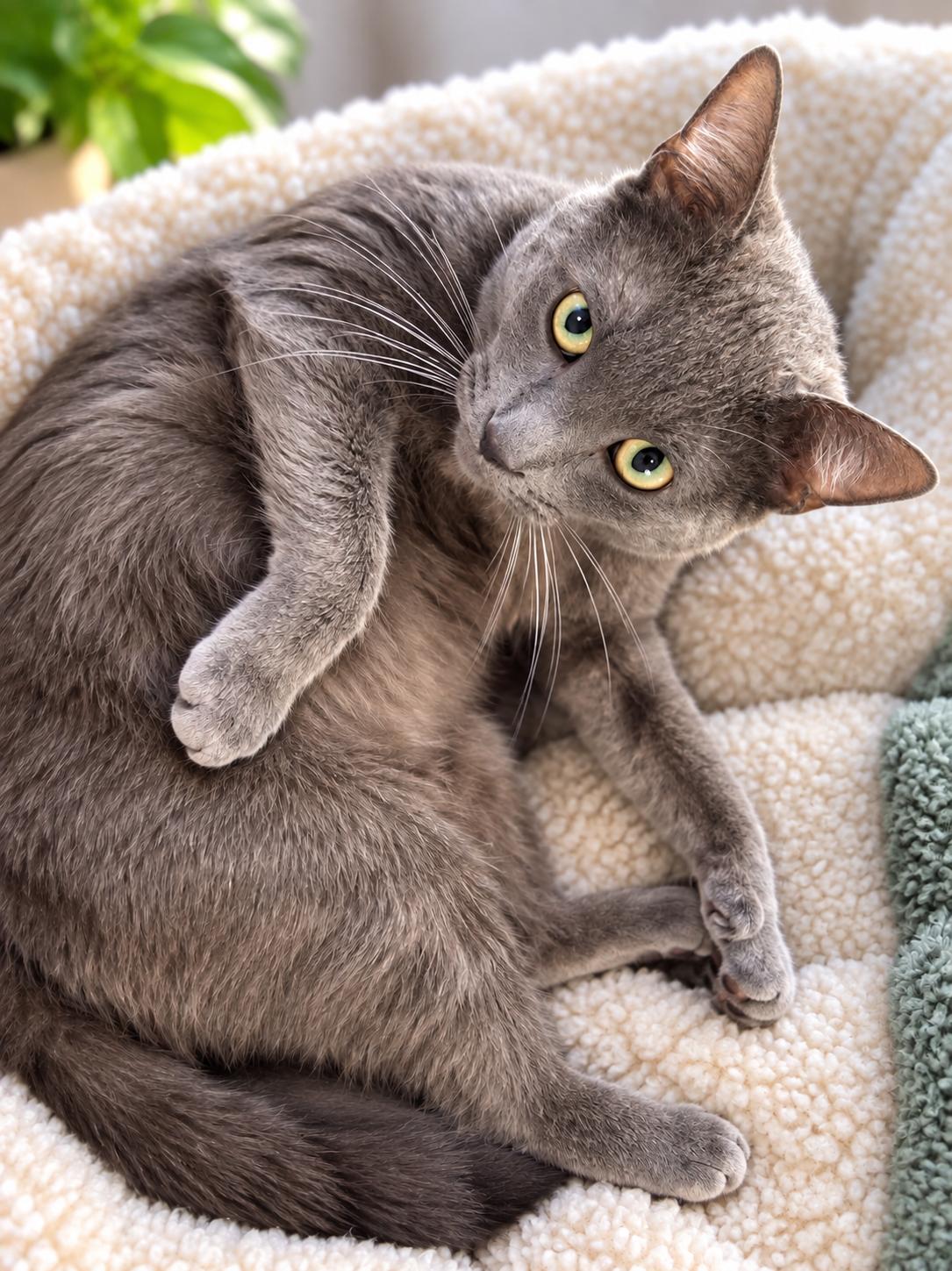 Enlarge Chat Napa @Petco, a Adoptable Russian Blue in Napa, CA image 2/3