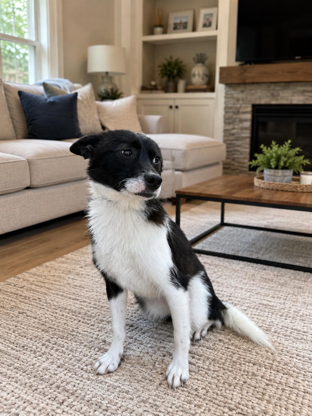 Luna, adopted, Young Female Mixed Breed.