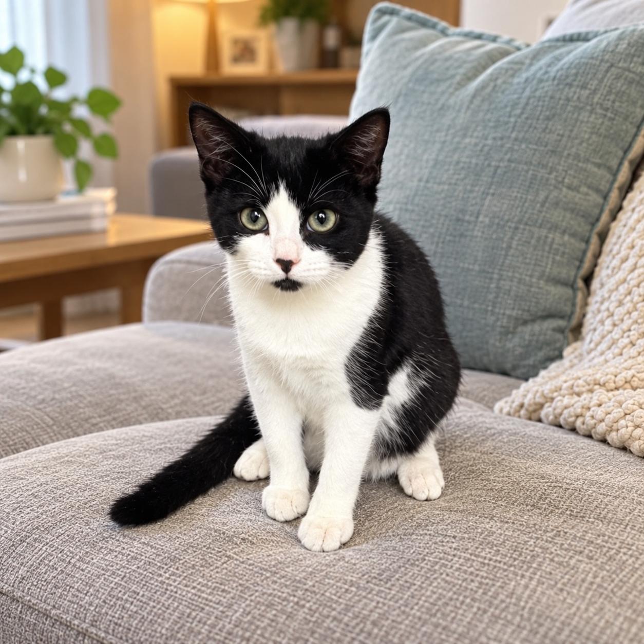 Enlarge Poncho, a Adoptable Domestic Short Hair in Long Beach, WA image 2/5