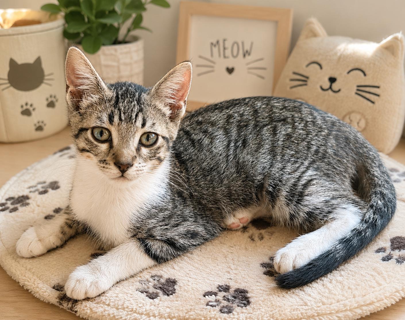 Chrissy, Adoptable, Young Female Domestic Short Hair & Tabby.