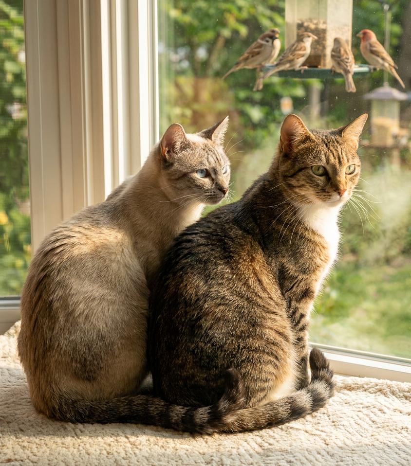 Enlarge Katia & Snow, a ADOPTABLE Siamese in Fairfield, IA image 3/5